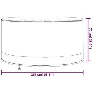 VidaXL copertura per mobili da giardino  