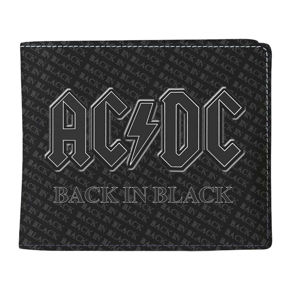 Acdc Back In Black Brieftasche