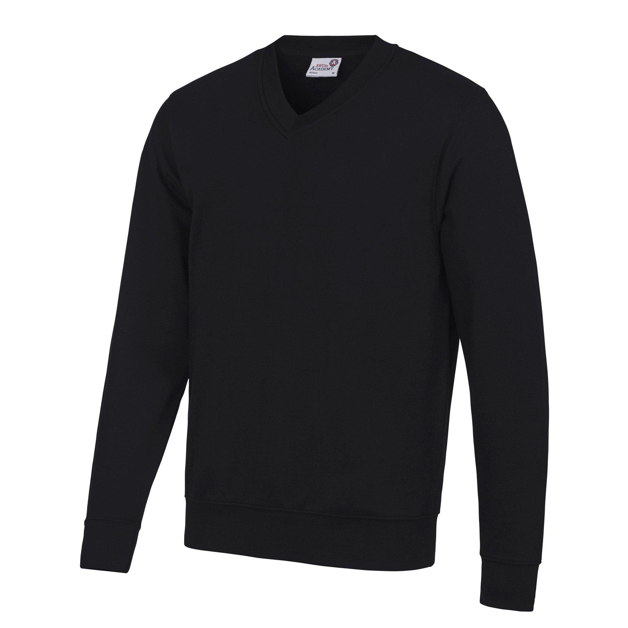 Image of Academy Sweatshirt, Vausschnitt Mädchen Schwarz M