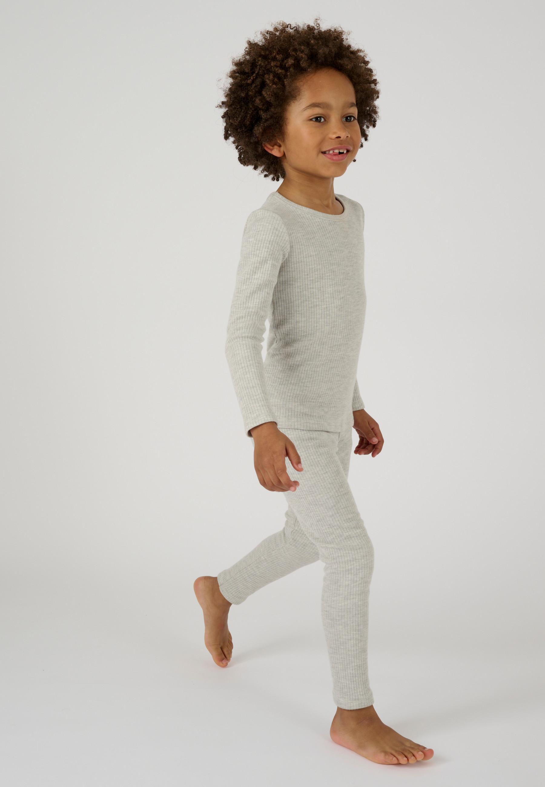 Image of Lange Unterhose Für Kinder. Damen Grau 104