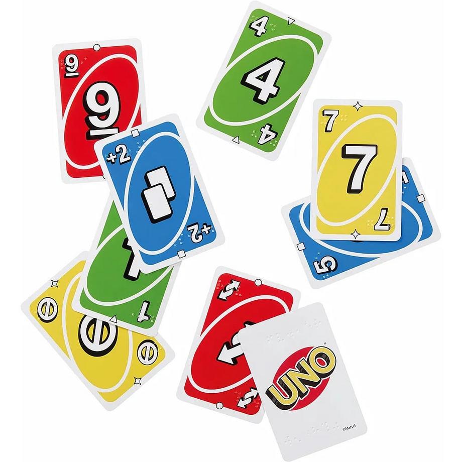 Mattel Games  UNO Braille 