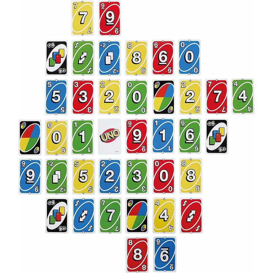 Mattel Games  UNO Braille 