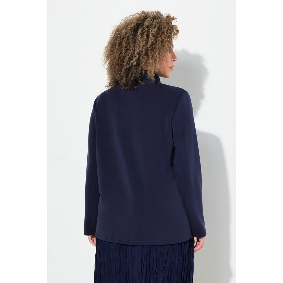 Ulla Popken Love Col Montant Manches Longues Sweat-shirt  