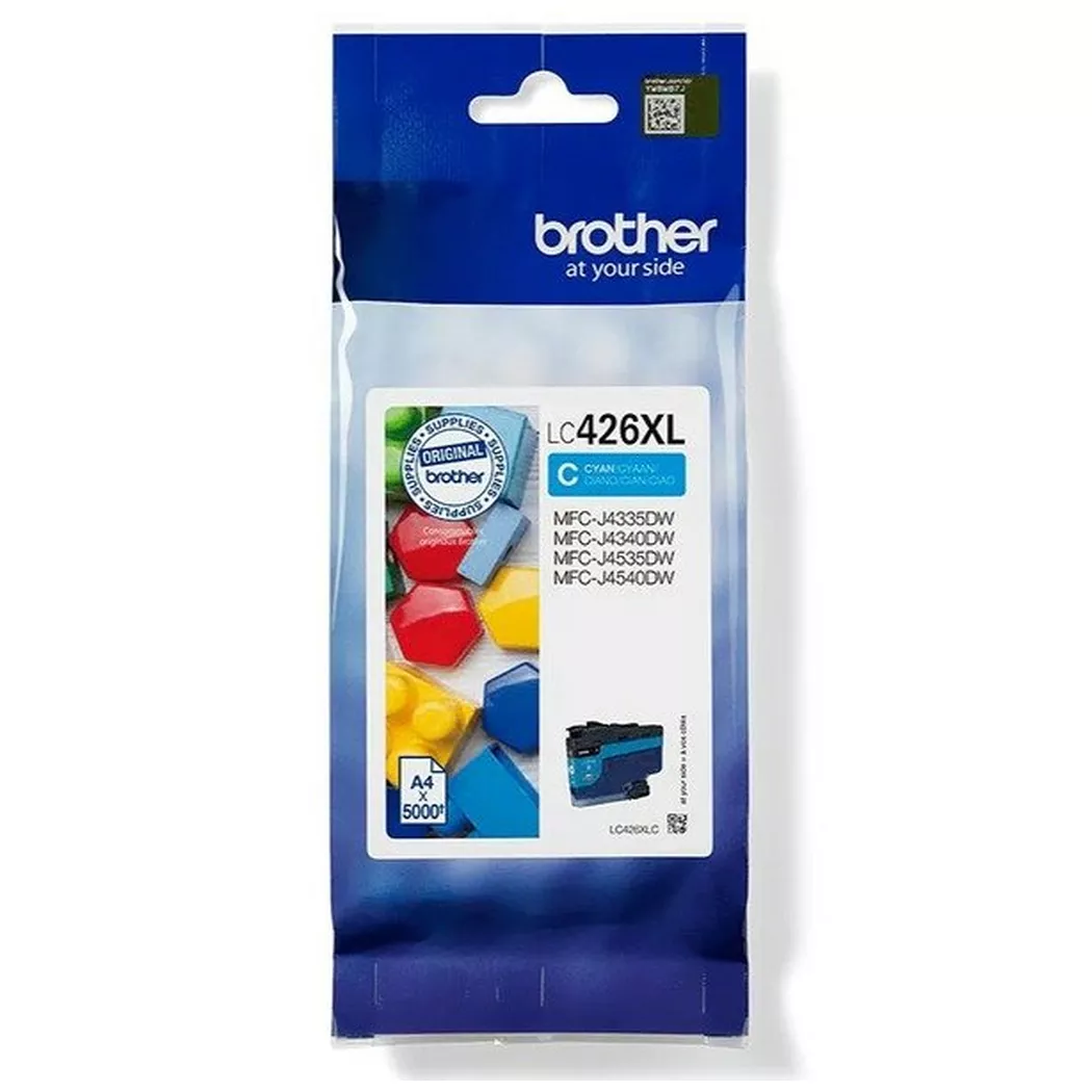 Brother – LC-426XLC Druckerpatrone 1 Stück(e) Original Hohe (XL-) Ausbeute Cyan, Multicolor, One Size