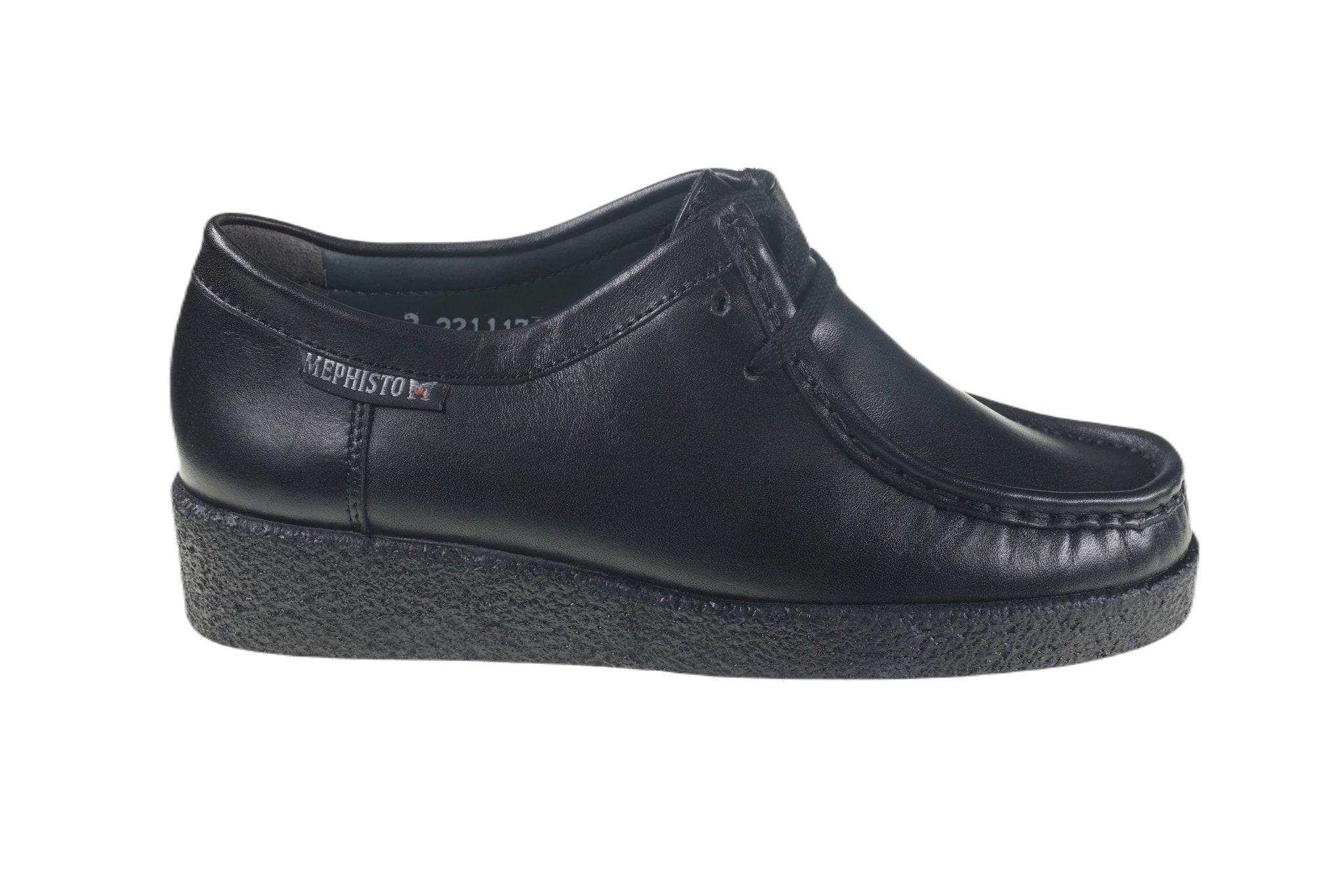Image of Christy - Leder Schnürschuh Unisex Schwarz 35.5