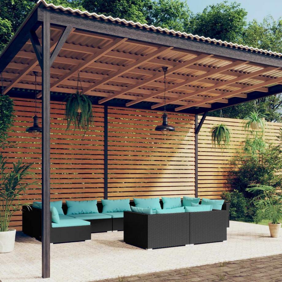 VidaXL Garten-lounge-set poly-rattan  