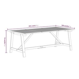 VidaXL Ensemble de salle à manger de jardin bois d'acacia  