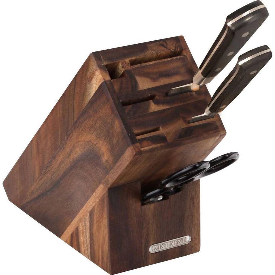 CONTINENTA Messerblock 6er Braun  