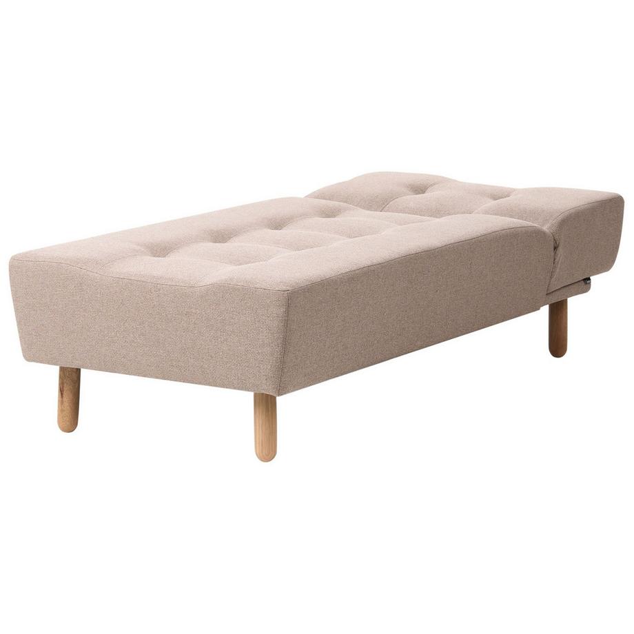 Beliani Chaiselongue aus Stoff Retro ALSTEN  