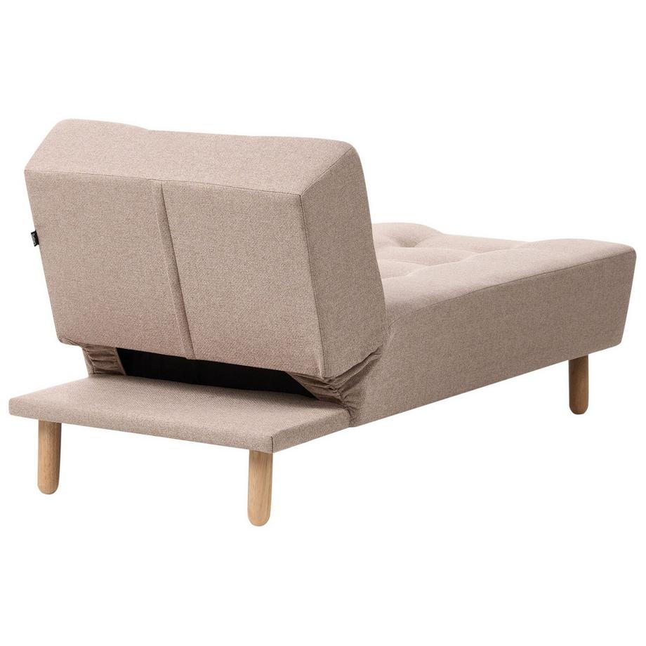 Beliani Chaiselongue aus Stoff Retro ALSTEN  