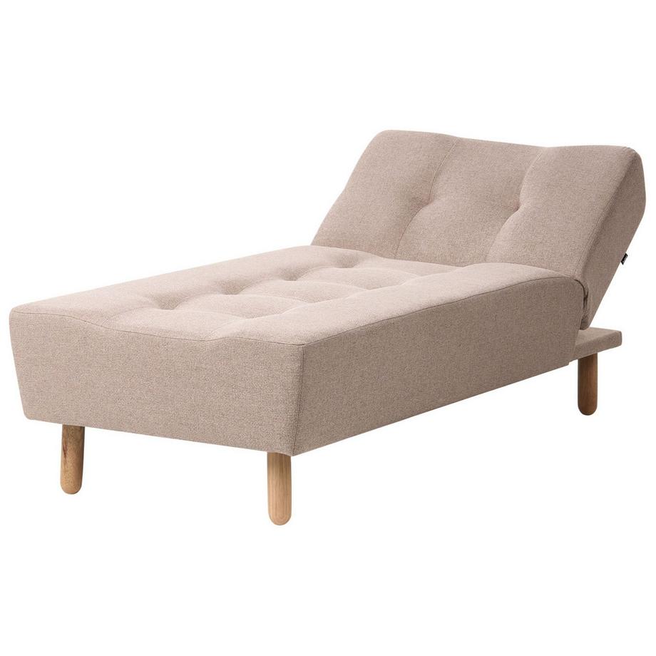 Beliani Chaiselongue aus Stoff Retro ALSTEN  