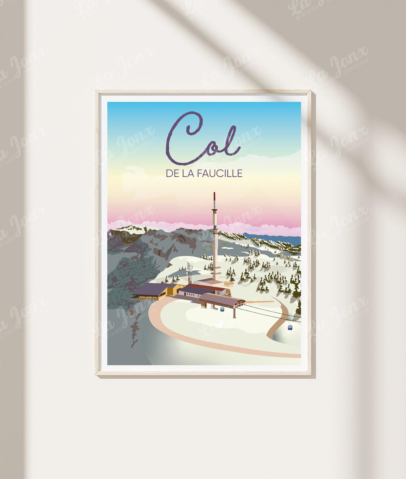 La-Jonx Col de la Faucille - Poster  