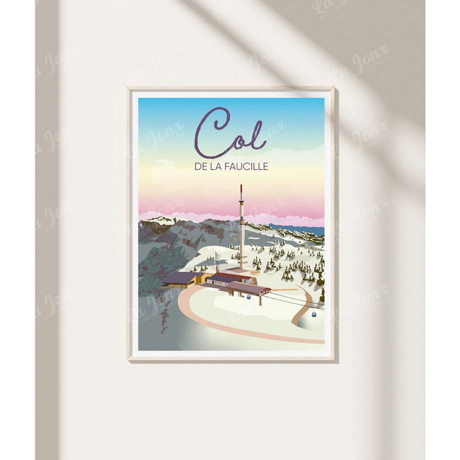 La-Jonx Col de la Faucille - Poster  