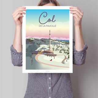 La-Jonx Col de la Faucille - Poster  