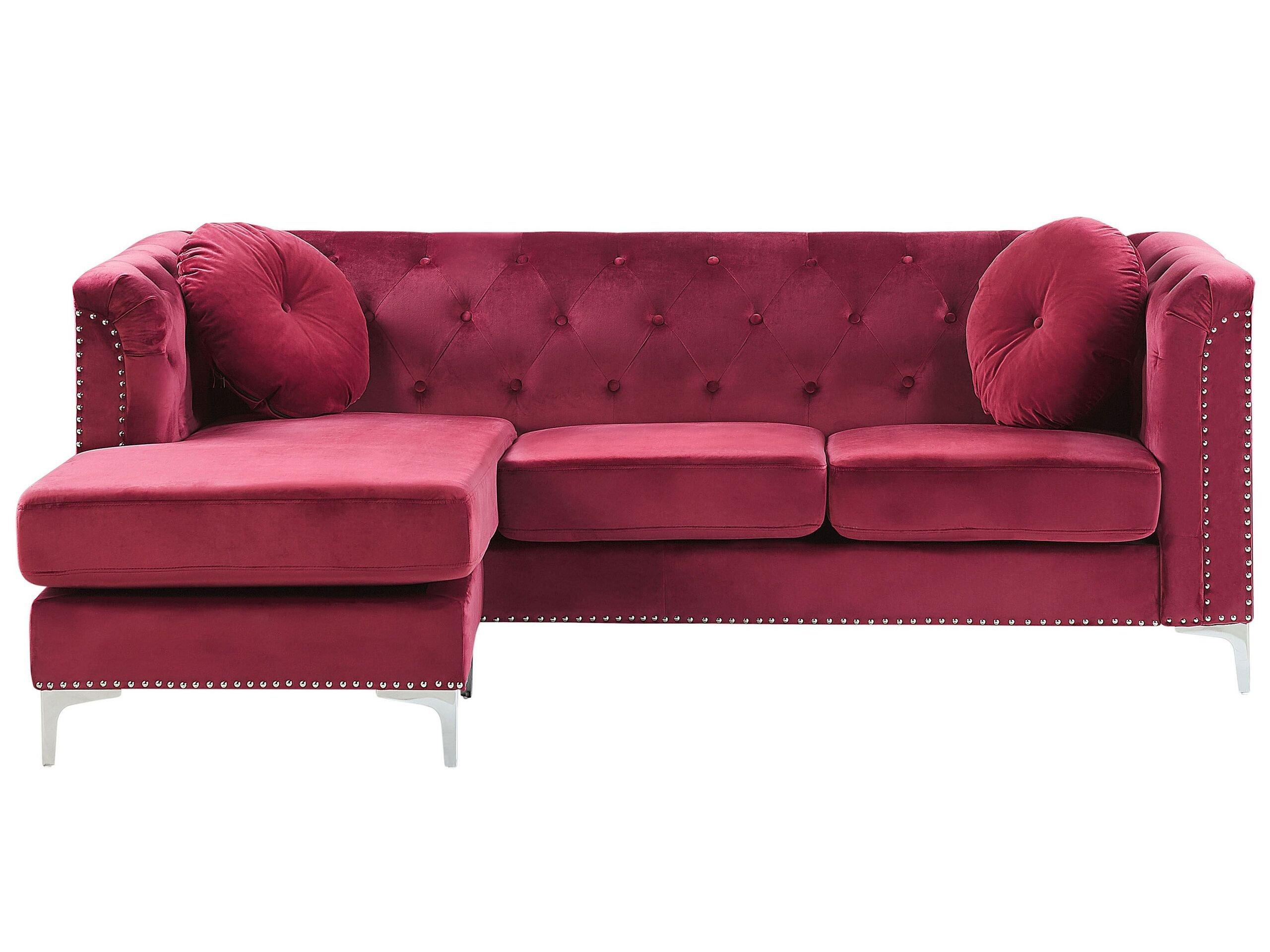 Image of Ecksofa aus Samtstoff Modern FLEN Ecksofa aus Samtstoff Modern FLEN