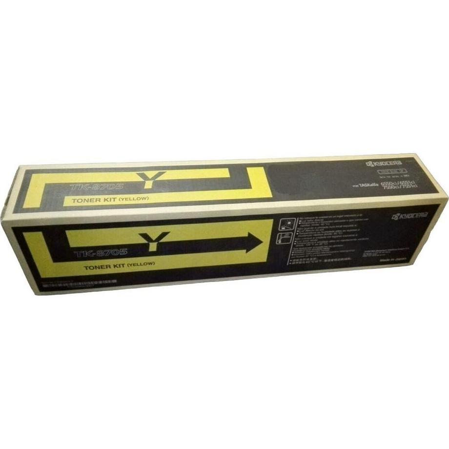 KYOCERA  TK-8705Y cartuccia toner 1 pz Originale Giallo 