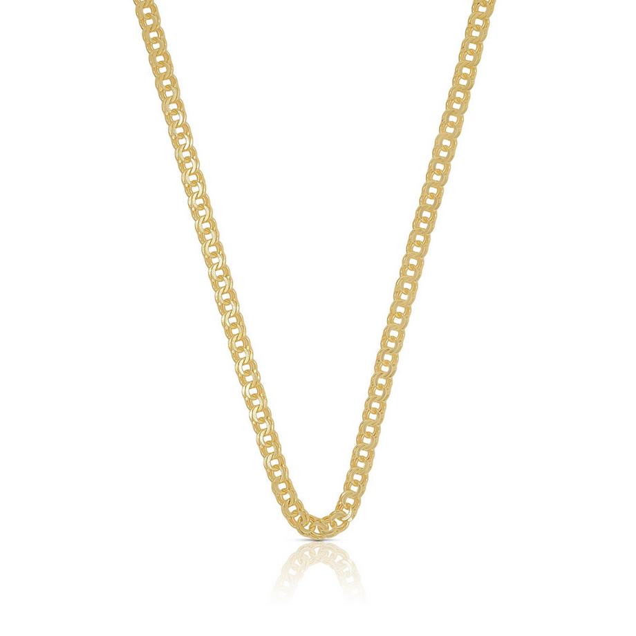 Collier Garribaldi Gelbgold 750, 3.4mm, 45cm