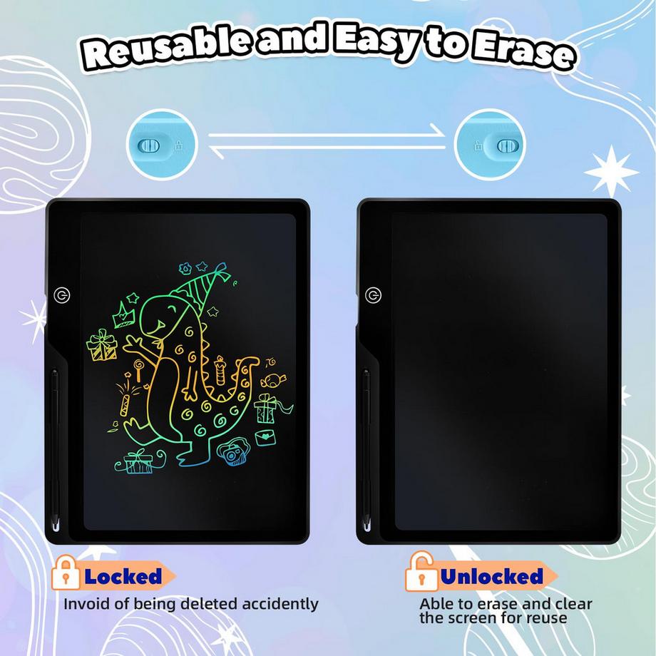 Activity-board  Tablette d'écriture LCD pour enfants, tablette de dessin rechargeable 