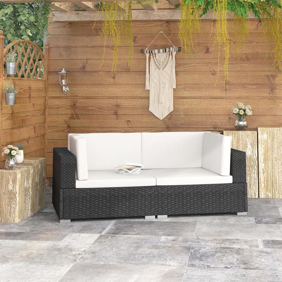 VidaXL Ecksofa poly-rattan  