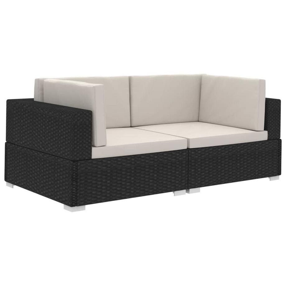 VidaXL Ecksofa poly-rattan  