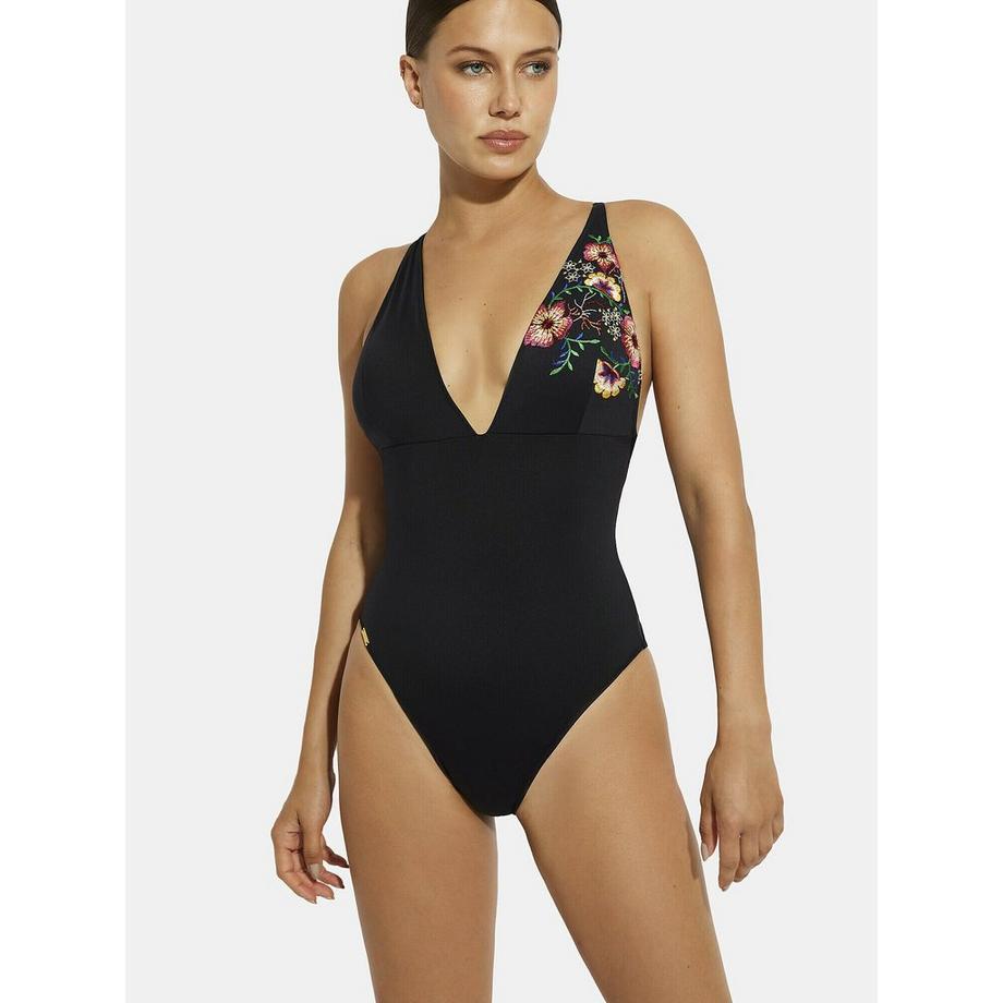 Costume da bagno monopezzo a triangolo multiposizione e preformato Julieta