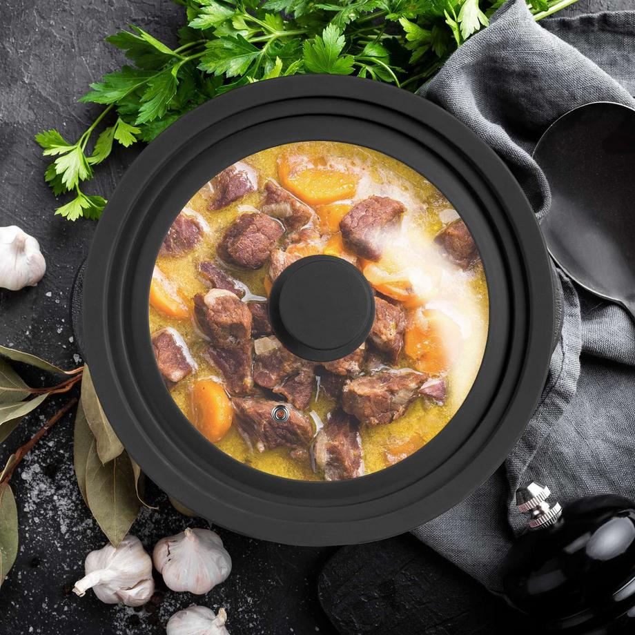 B2X  Topfdeckel 26-30 cm mit Silikon 