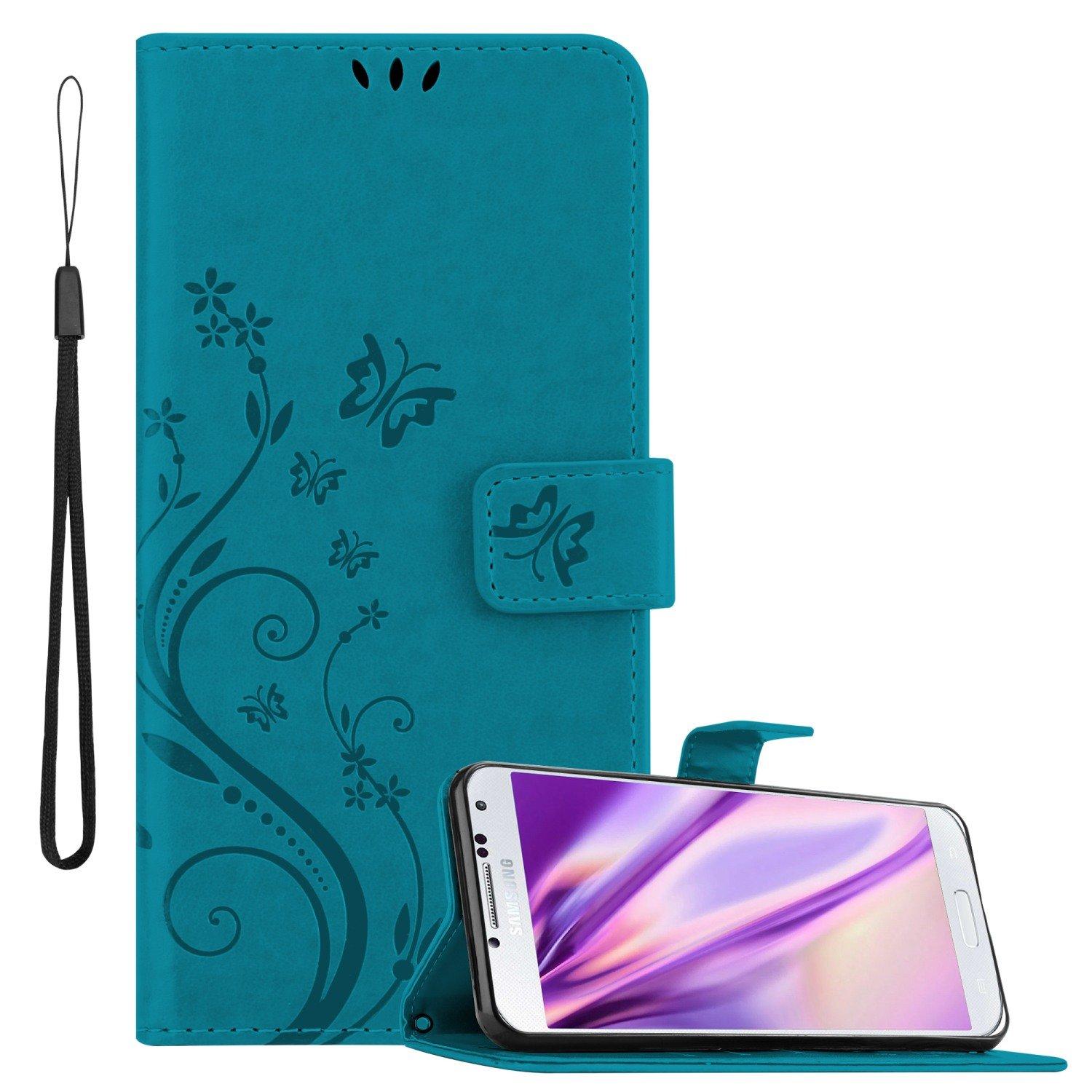 Image of Hülle für Samsung Galaxy S4 Blumen Design Magnetverschluss