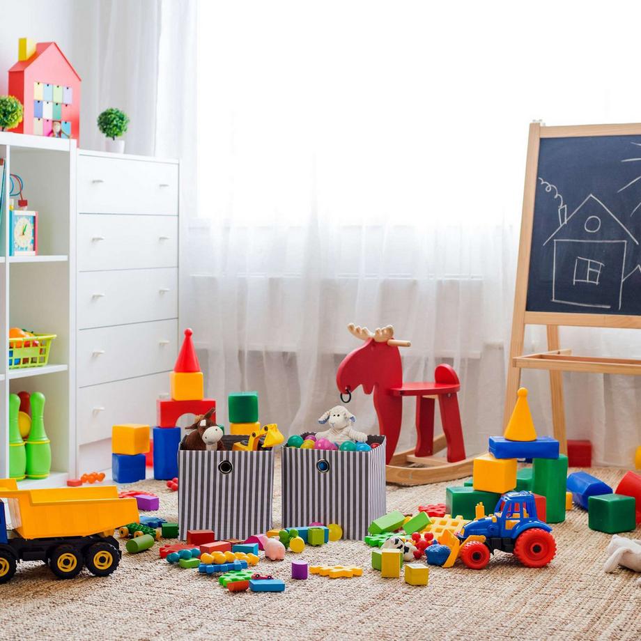 B2X Graue Aufbewahrungsbox 2er Set  