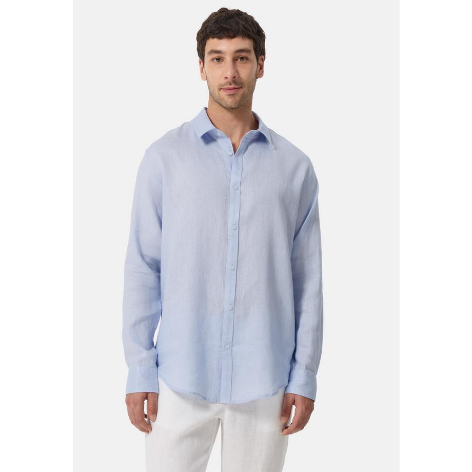 Chemise en lin à manches longues