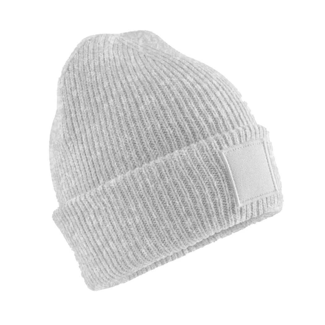Beechfield - Mützemit Bündchen, One Size, Grigio Tourterelle