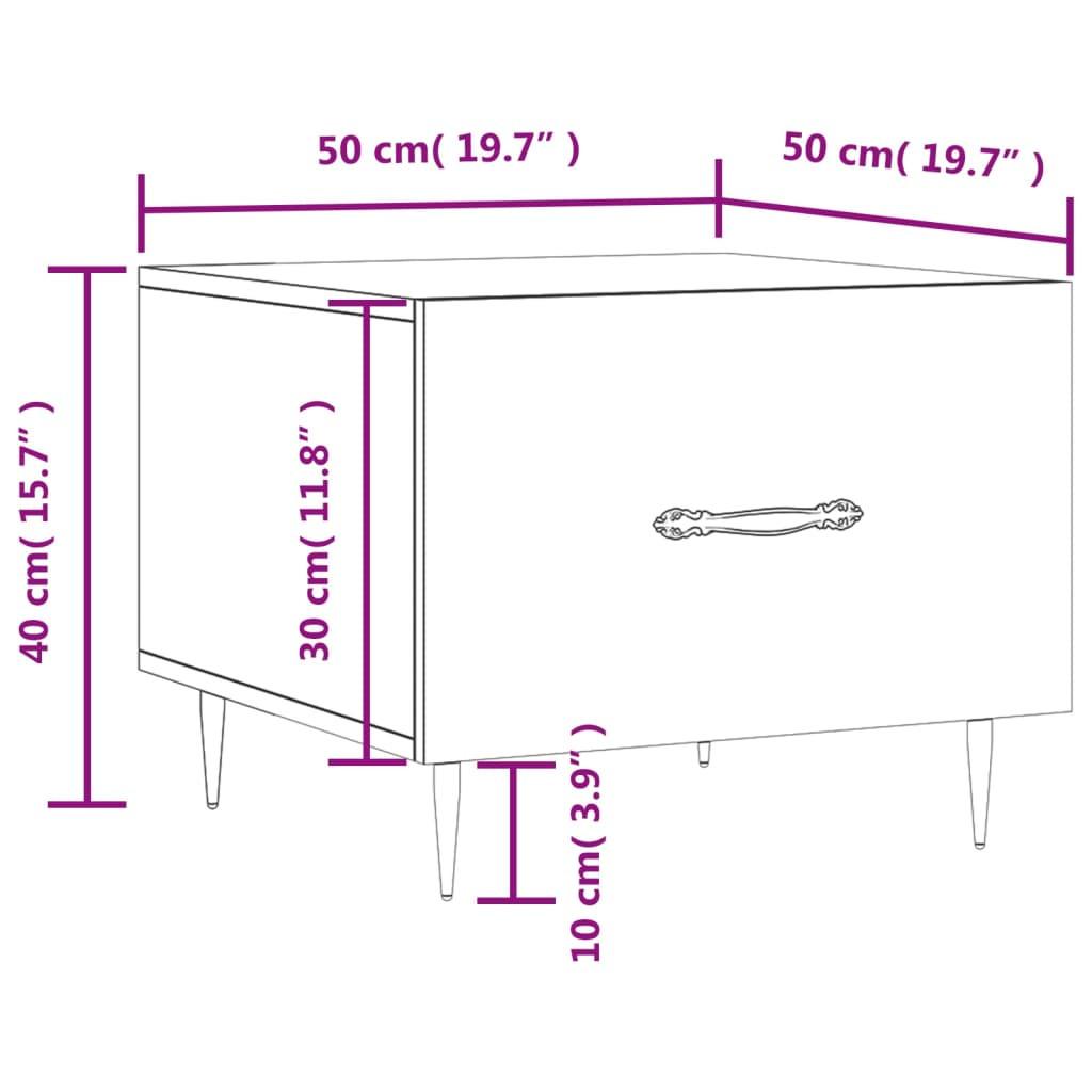 VidaXL tavolino da salotto Legno multistrato  