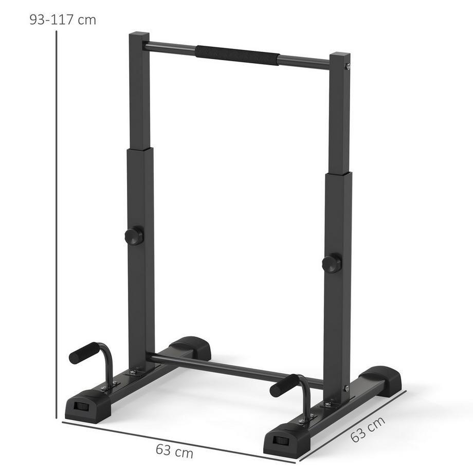Northio  La stazione per dip bars può sostenere fino a 540 kg, barra fitness regolabile in altezza, barra per flessioni, parallele fitness, maniglie per flessioni per ginnastica ritmica, casa, allenamento della forza 