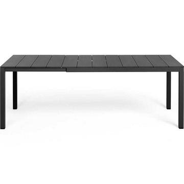 Table de jardin extensible Rio noir 140