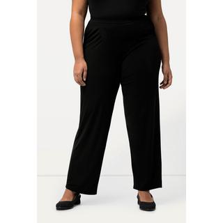 Ulla Popken  Pantalon en jersey, coupe Relaxed Fit avec taille élastique 