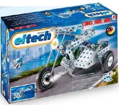 eitech  Construction Motorrad mit Beiwagen C85 - Metallbaukasten, 170 Teile, ab 8 Jahre 