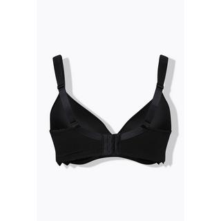 Ulla Popken  Reggiseno con ferretto, coppe morbide, raso, pizzo e coppa B-F 