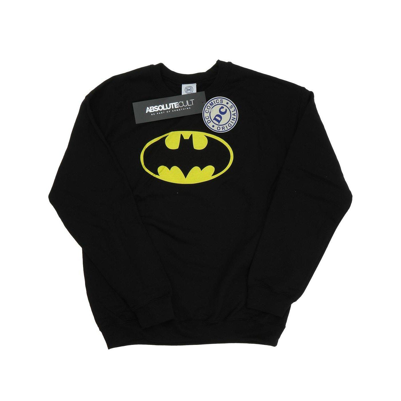 Image of Batman Logo Sweatshirt Herren Schwarz XXL