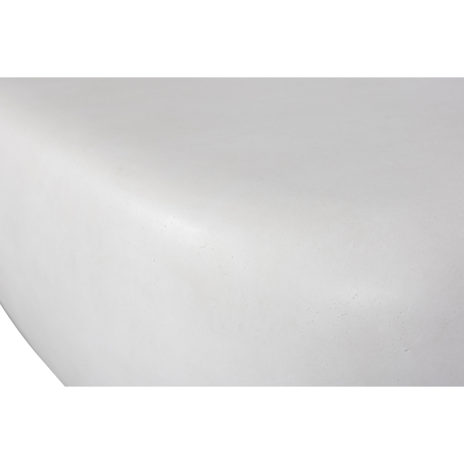 mutoni Tavolino Pebble bianco 100x43  