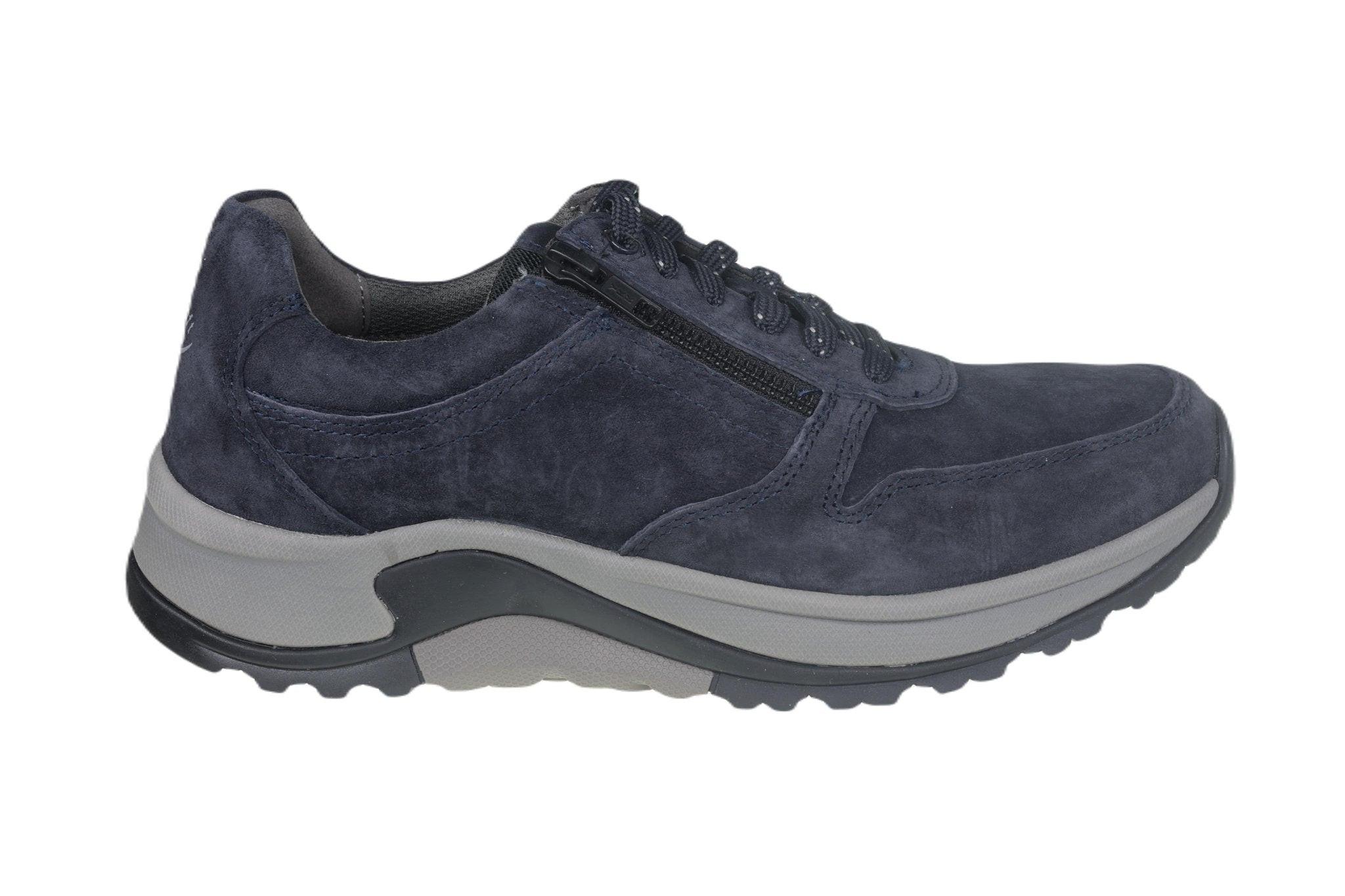 Image of Wildleder Wandersneaker Herren Blau 39