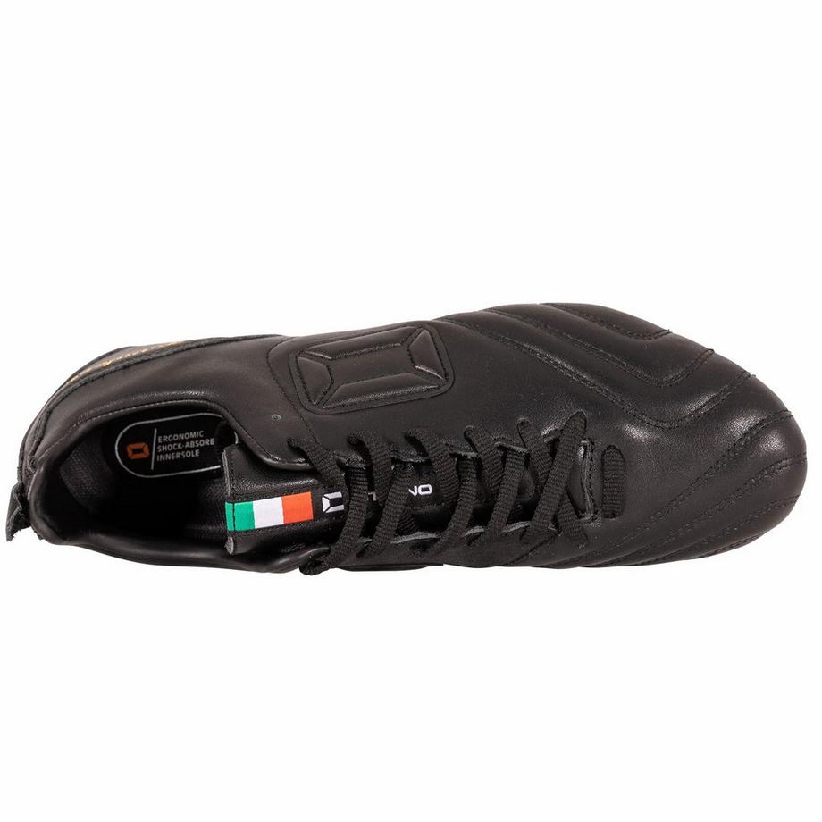 Stannol Nibbio Nero Scarpe Calcio Terra Ultra Resistente  