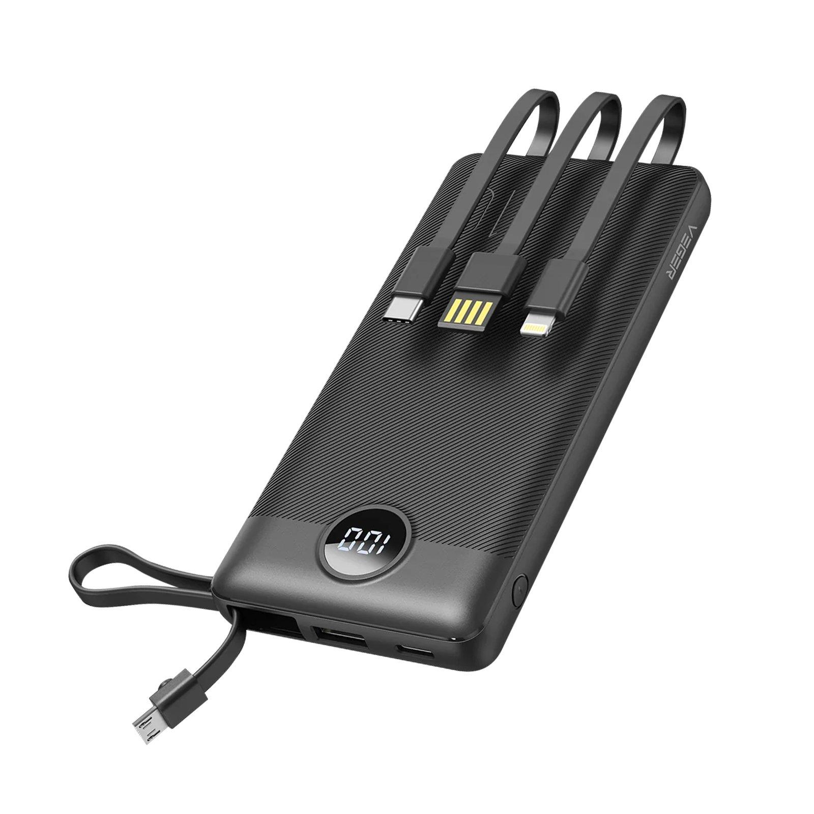 Image of Multi USB Powerbank Veger Schwarz