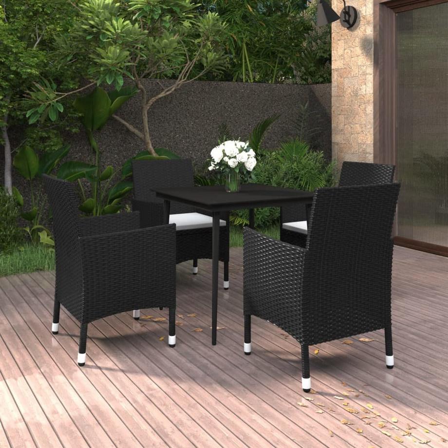 VidaXL set da pranzo da giardino Polirattan  