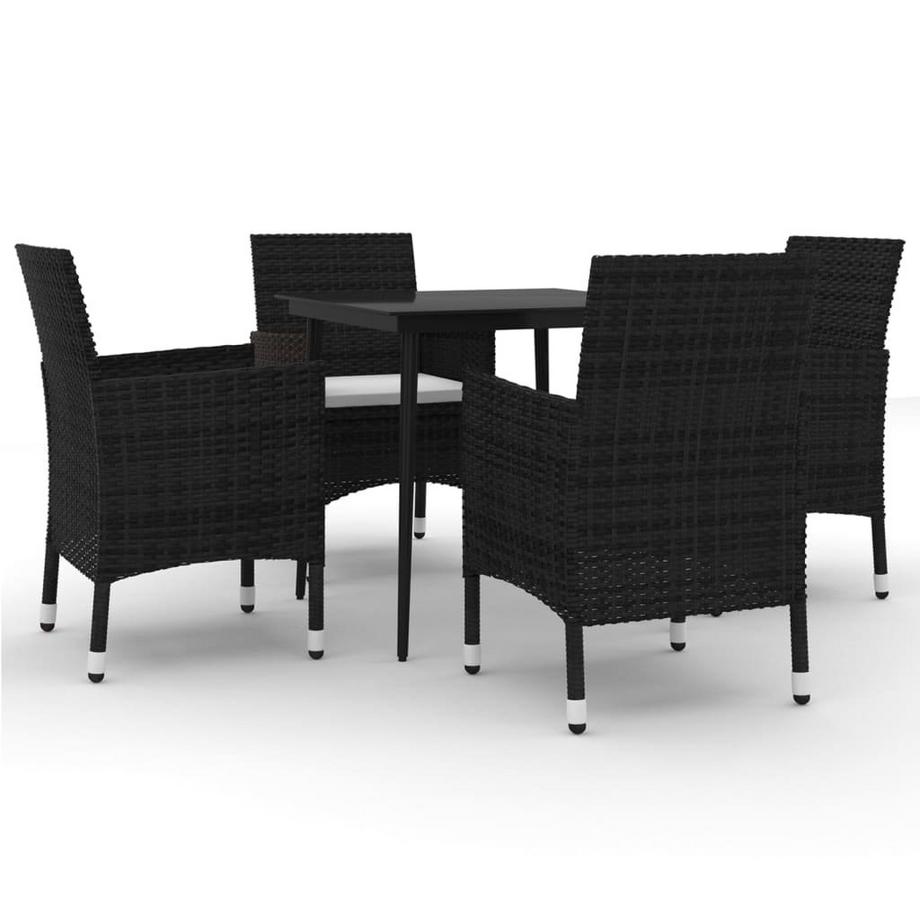 set da pranzo da giardino Polirattan