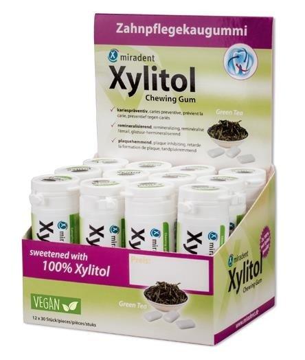 Image of Xylitol Grüner Tee, Display 12 Dosen À 30 Stk. Unisex Grün 12 Pezzi
