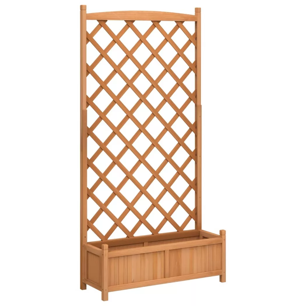 VidaXL - Jardinière bois, One Size, Marron