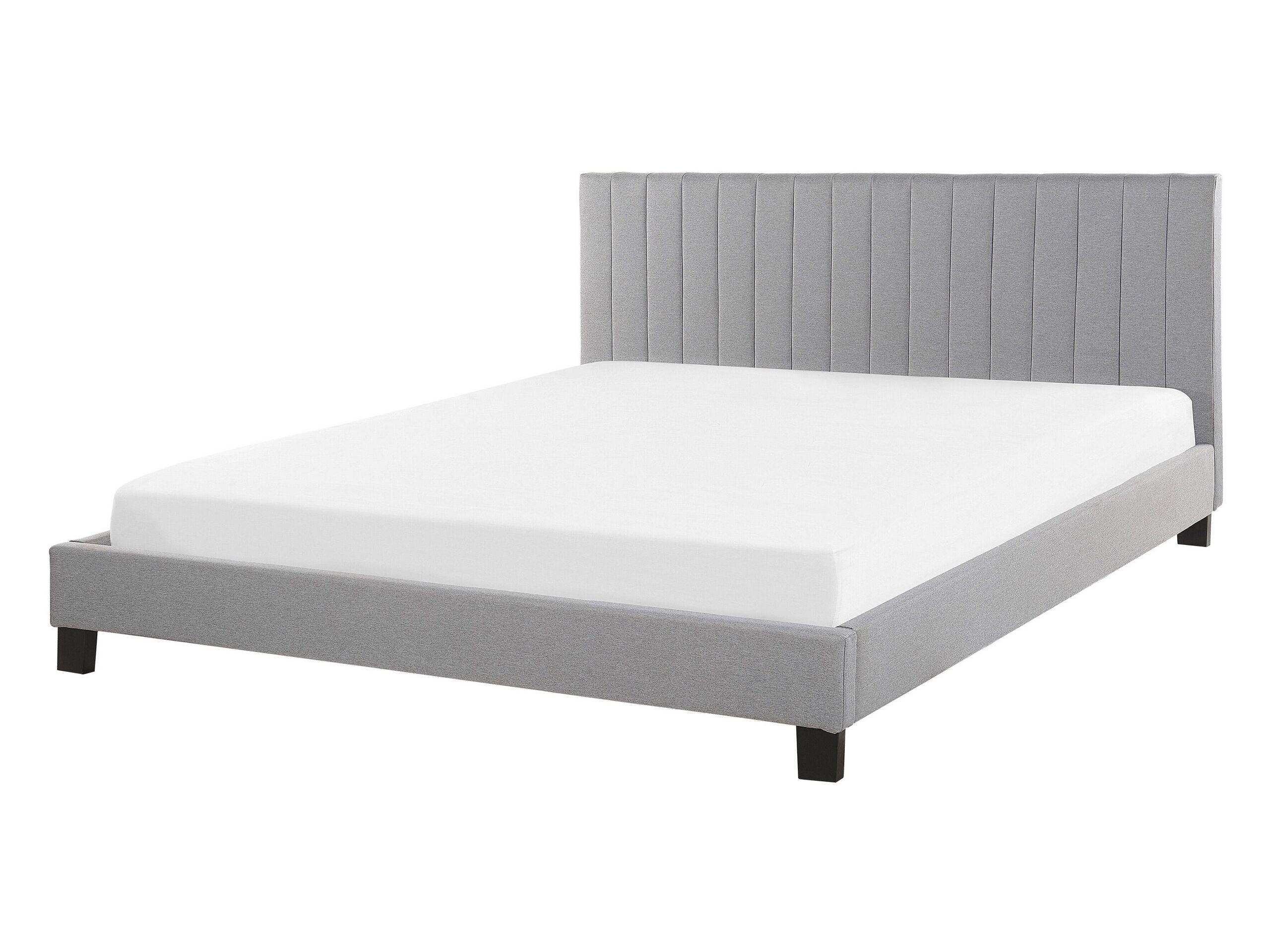 Beliani Bett mit Lattenrost aus Polyester Modern POITIERS  