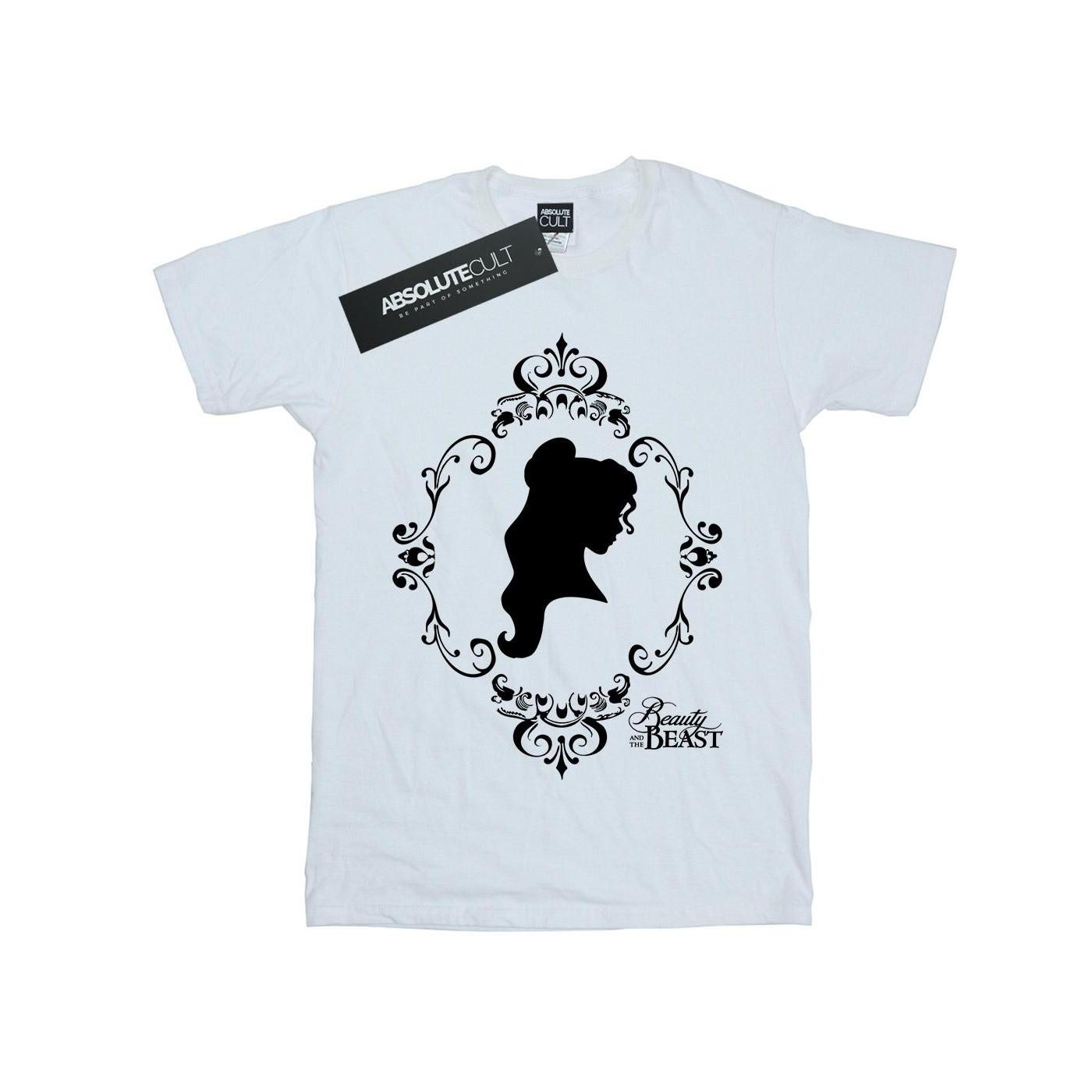 Image of Belle Silhouette Tshirt Damen Weiss S