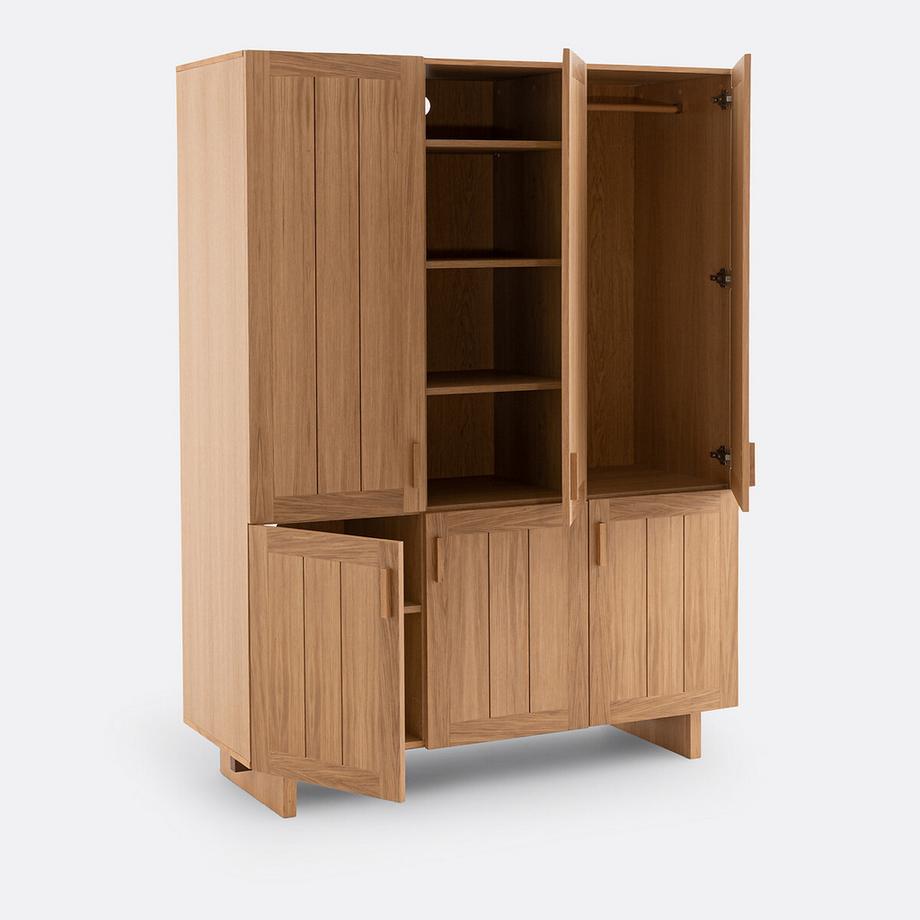 La Redoute Intérieurs Kleiderschrank Lanko mit 6 Türen  