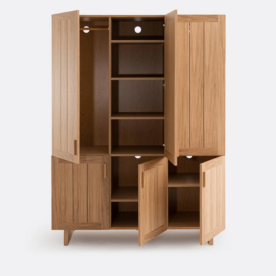 La Redoute Intérieurs Kleiderschrank Lanko mit 6 Türen  