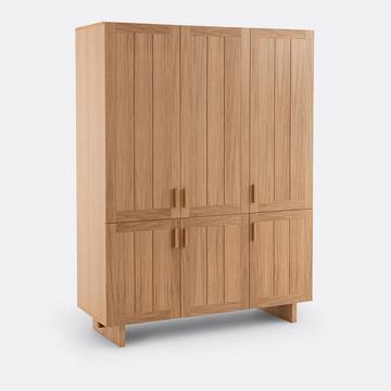 Kleiderschrank Lanko mit 6 Türen